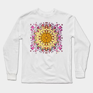 Heartsplosion - A beautiful explosion of hearts filled with love Long Sleeve T-Shirt
